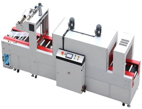 Fully automatic round wire cuff sealing and shrinking packaging machine